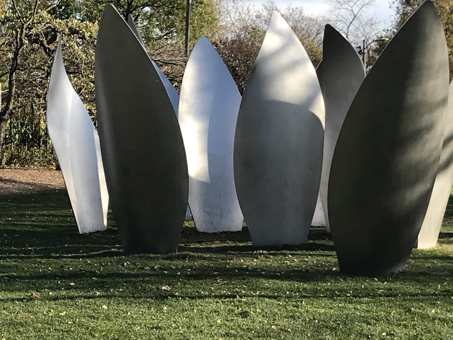 Skylanding sculpture, Jackson Park